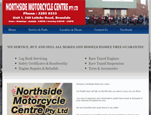 Tablet Screenshot of northsidemotorcyclecentre.com
